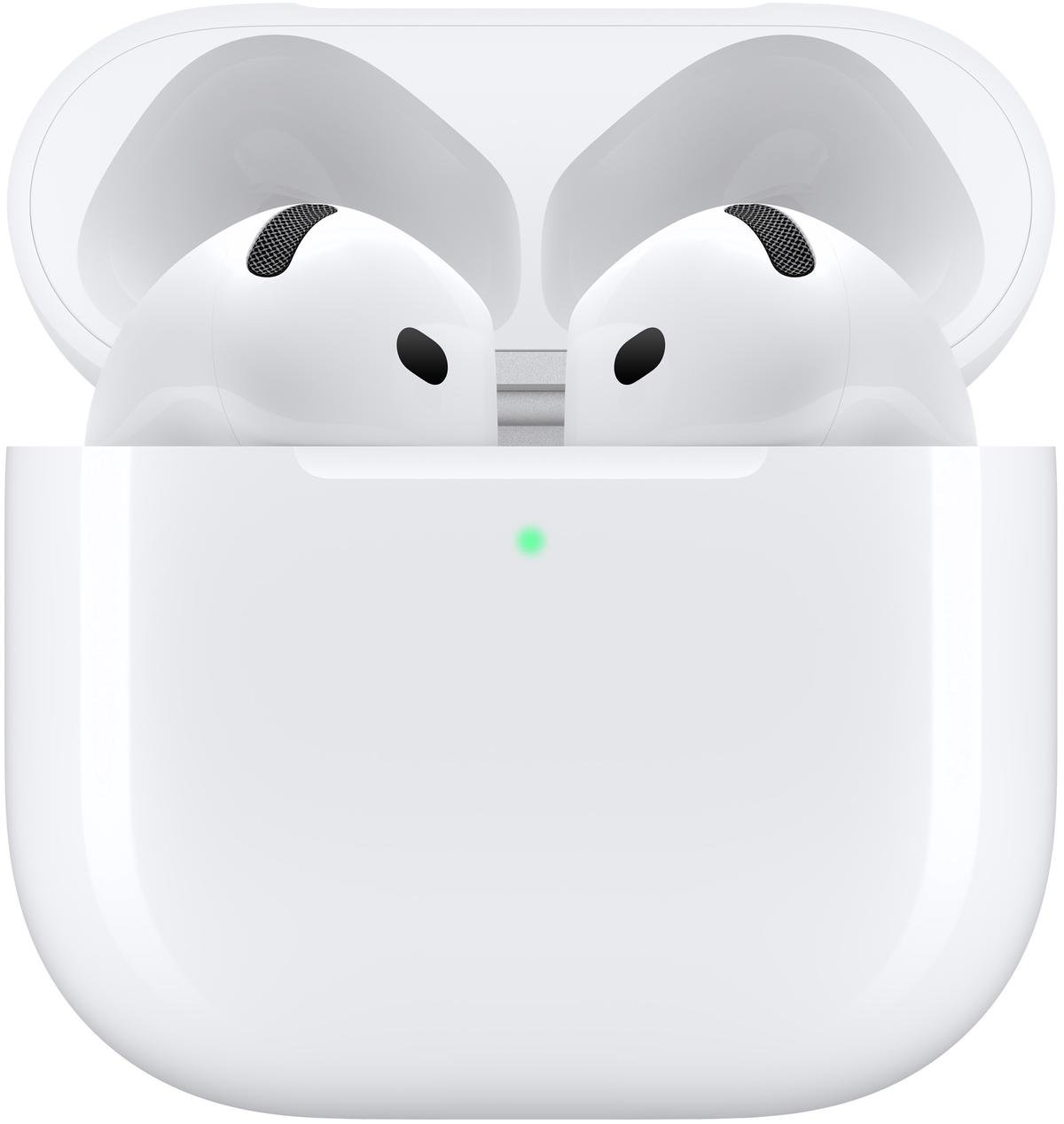 Apple AirPods 4 su aktyviu triukšmo slopinimu, USB-C