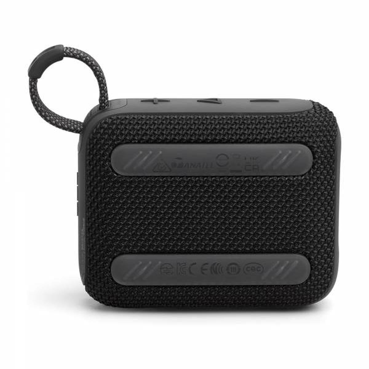 Belaidė kolonėlė JBL GO 4 – Juoda, Kompaktiška ir Atspari!