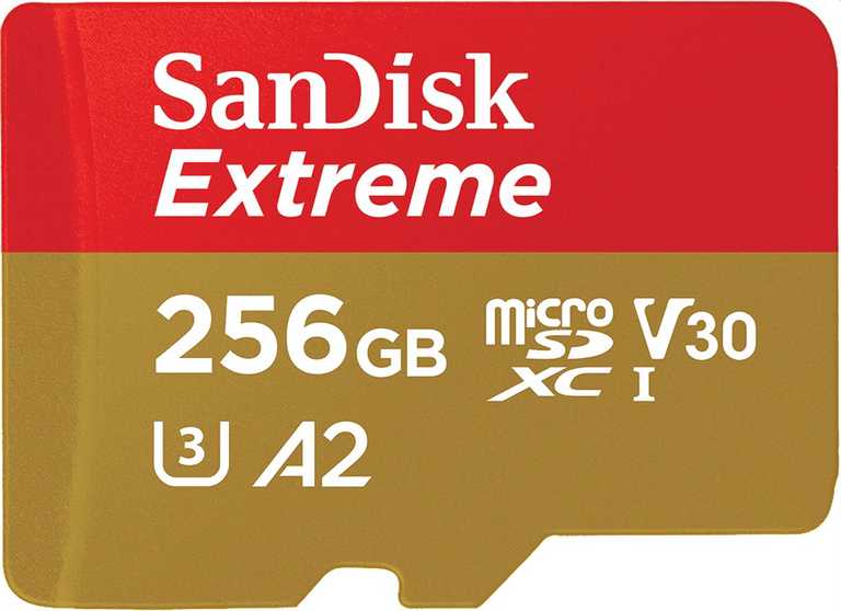 💾 SanDisk Extreme MicroSD 256 GB – odczyt 190 MB/s | zapis 130 MB/s | QuickFlow | 4K UHD | Klasa A2