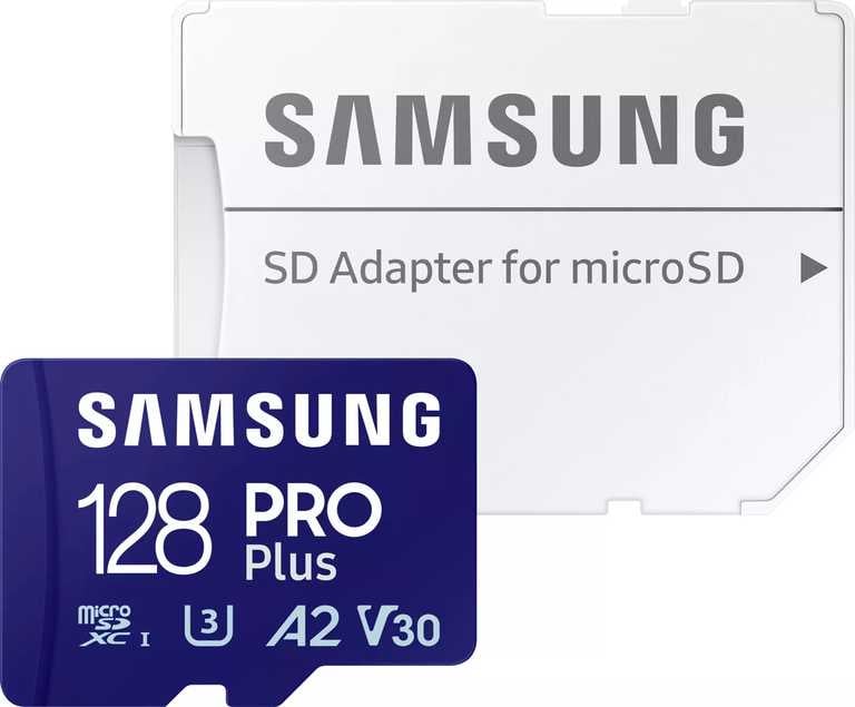 💙 Samsung PRO Plus MicroSD 128GB - 180MB/s | 130MB/s | A2 U3 V30 | Samsung Magician | Darbības kamerām