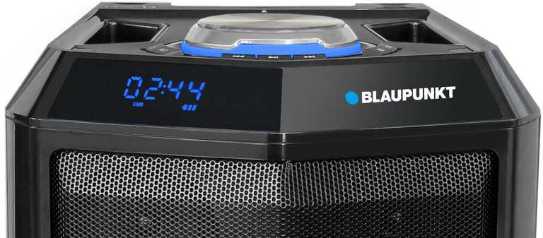 Blaupunkt PS10DB | Belaidė kolonėlė 1200 W su karaoke, LED šviesomis ir FM radiju