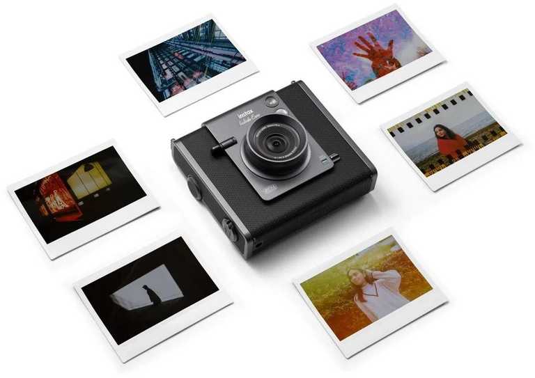 Fujifilm Wide Evo Instant Camera - Black Hybrid Instax Wide