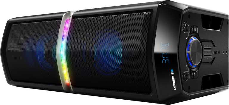 Blaupunkt Party Speaker PS05.2DB | 800 W galia, karaokė, LED šviesos, Bluetooth
