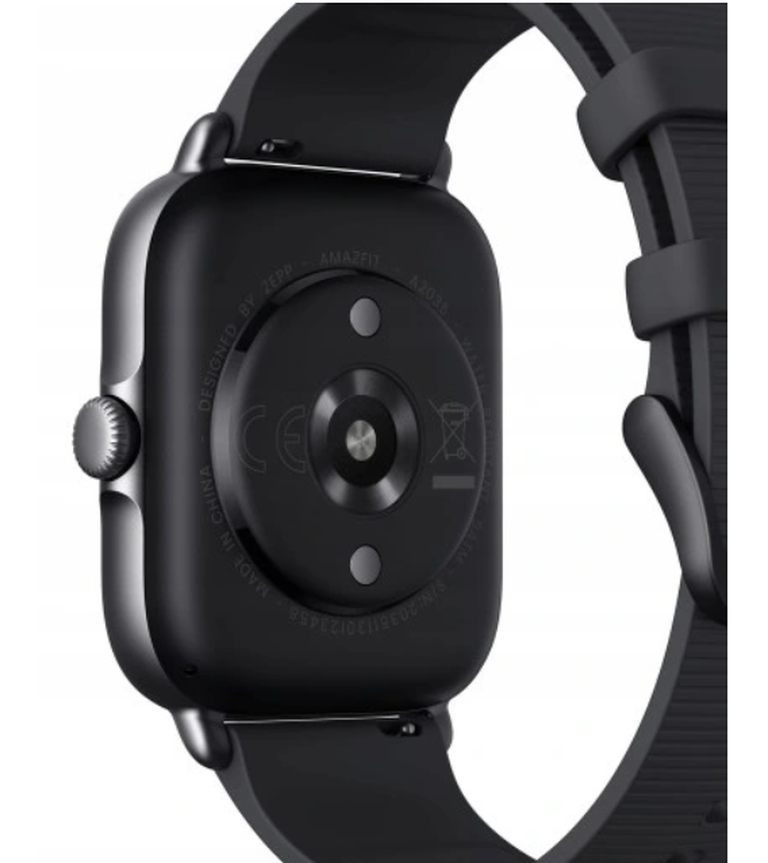 Amazfit GTS 3 juodas išmanusis laikrodis - altimetras, barometras, giroskopas