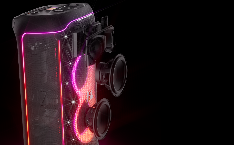 JBL PartyBox Ultimate Garso Sistema, 1100 W | Vakarėlių kolonėlė su šviesos efektais ir Wi-Fi