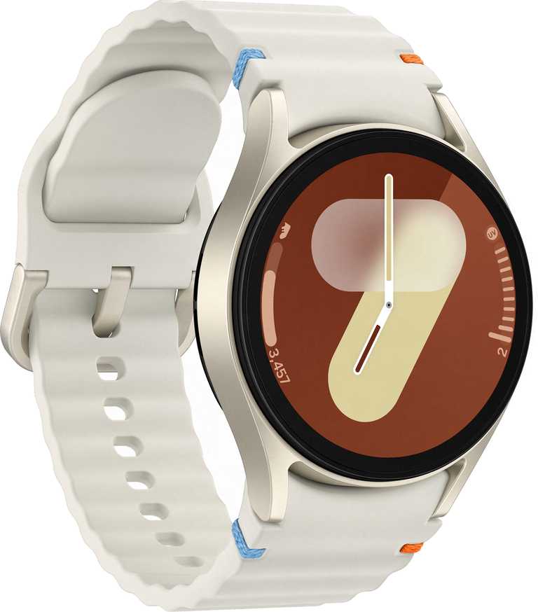 Samsung Galaxy Watch 7 40mm kreminis - AMOLED, Bluetooth 5.3, 32GB
