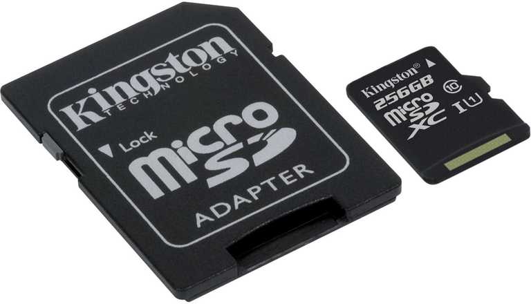 💾 Kingston Canvas Select Plus 256GB MicroSD - 100MB/s | A1 klase | Android optimizēta | Ar SD adapteri