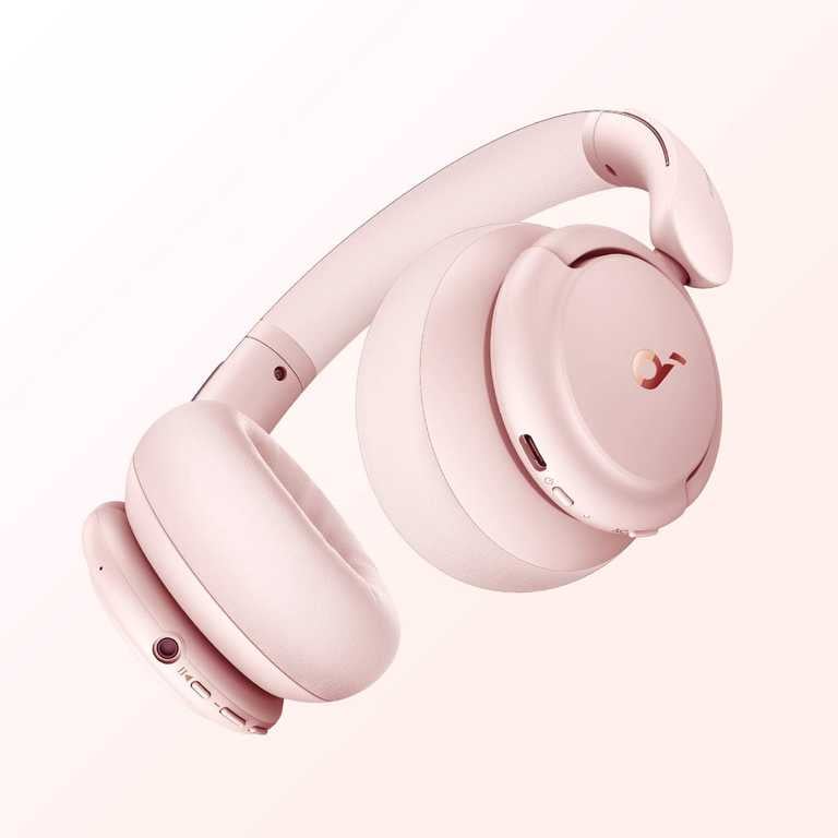 Belaidės ausinės Soundcore Life Q30, rožinė)