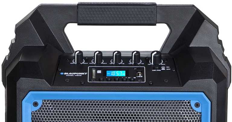 Blaupunkt MB06 | Belaidė kolonėlė su mikrofonu, karaokė, 500 W