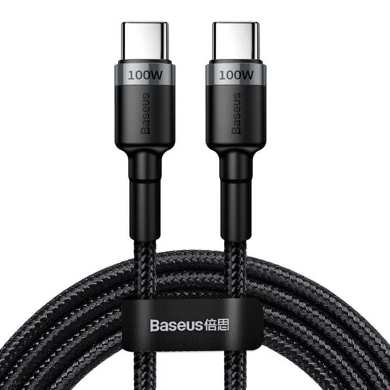 🔌 Baseus USB-C Cable 200cm Black - USB-C to USB-C | Fast Data Transfer | Universal | Long