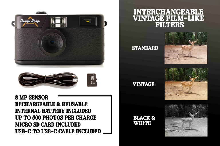 Camp Snap Digital Camera - Adventure Photography Companion