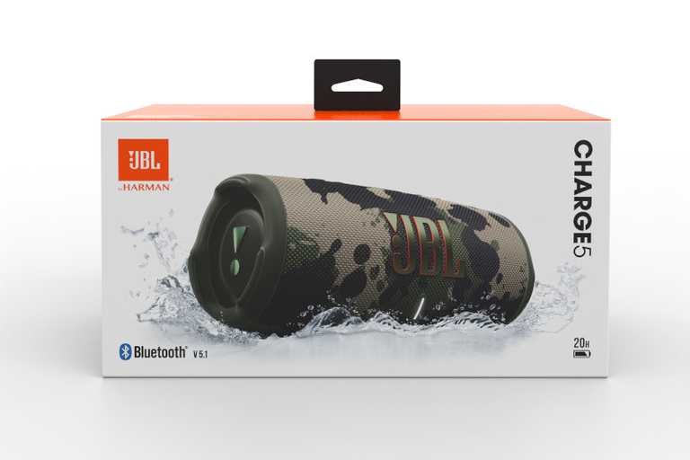 JBL Charge 5 belaidė kolonėlė, 40 W, IP67