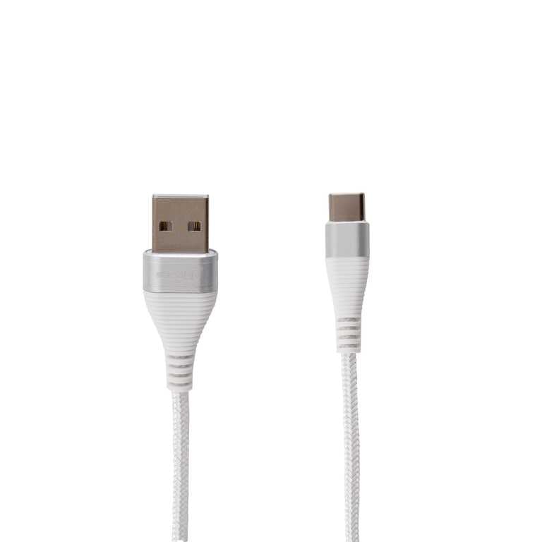 🔌 Standarta GT-RH016 USB-C kabelis 120 cm pelēks - USB-A uz USB-C | Lielāks attālums | Ērtības