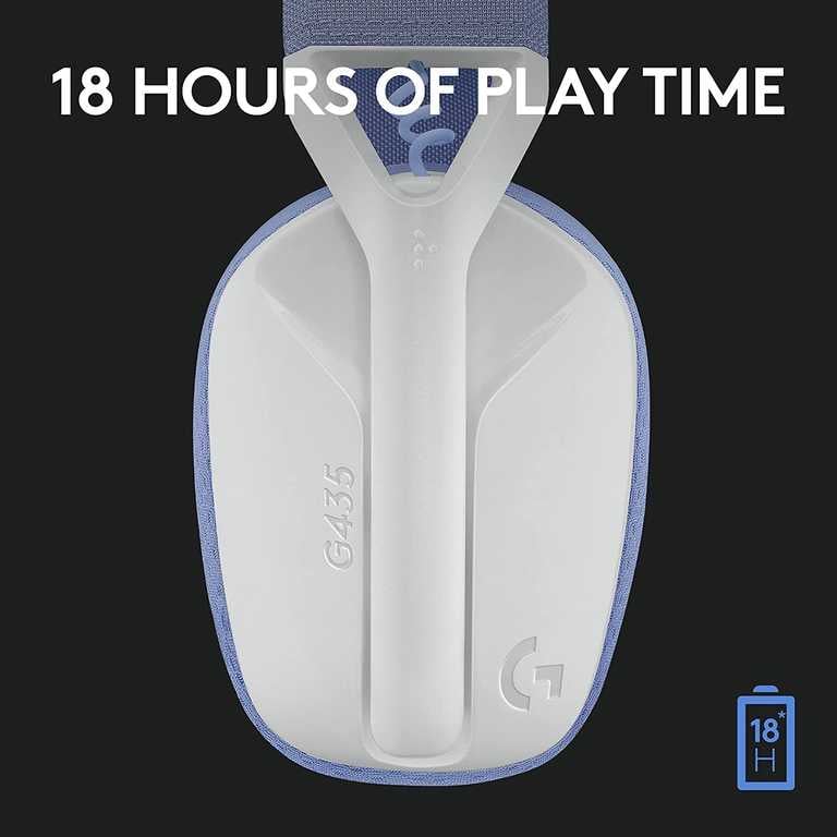 Logitech G435 belaidės žaidimų ausinės – „LIGHTSPEED“