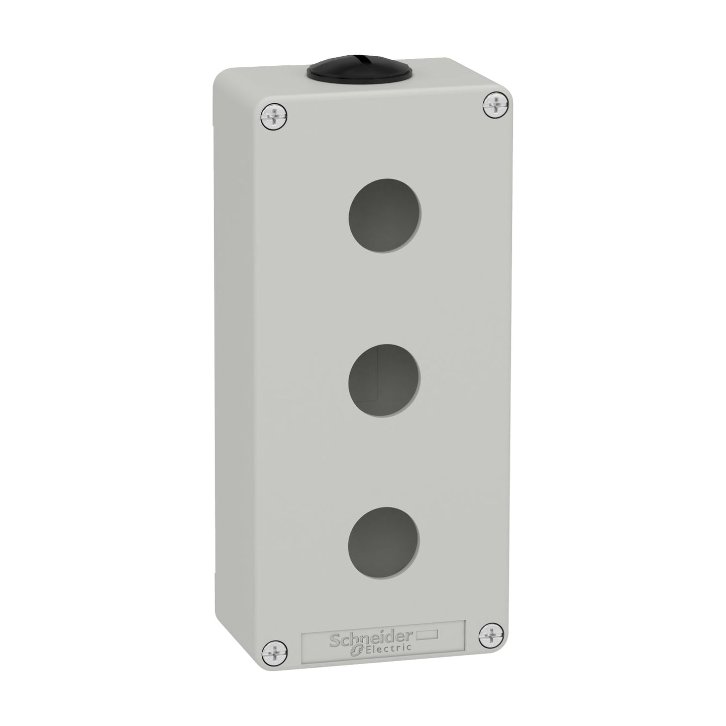 XAPD3203 Empty control station, Harmony XAP, XB2 SL, zinc alloy, grey, M25, 3 cut outs 22mm, 80x175x51,5mm