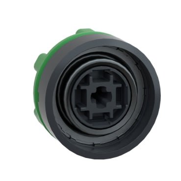 ZB5AA0 XB5 Push button head, spring return, without cap, Ø22, black