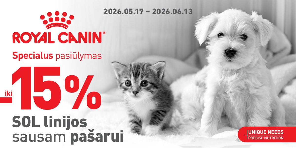 Royal Canin FHN iki -15% (iki 2026.06.13)