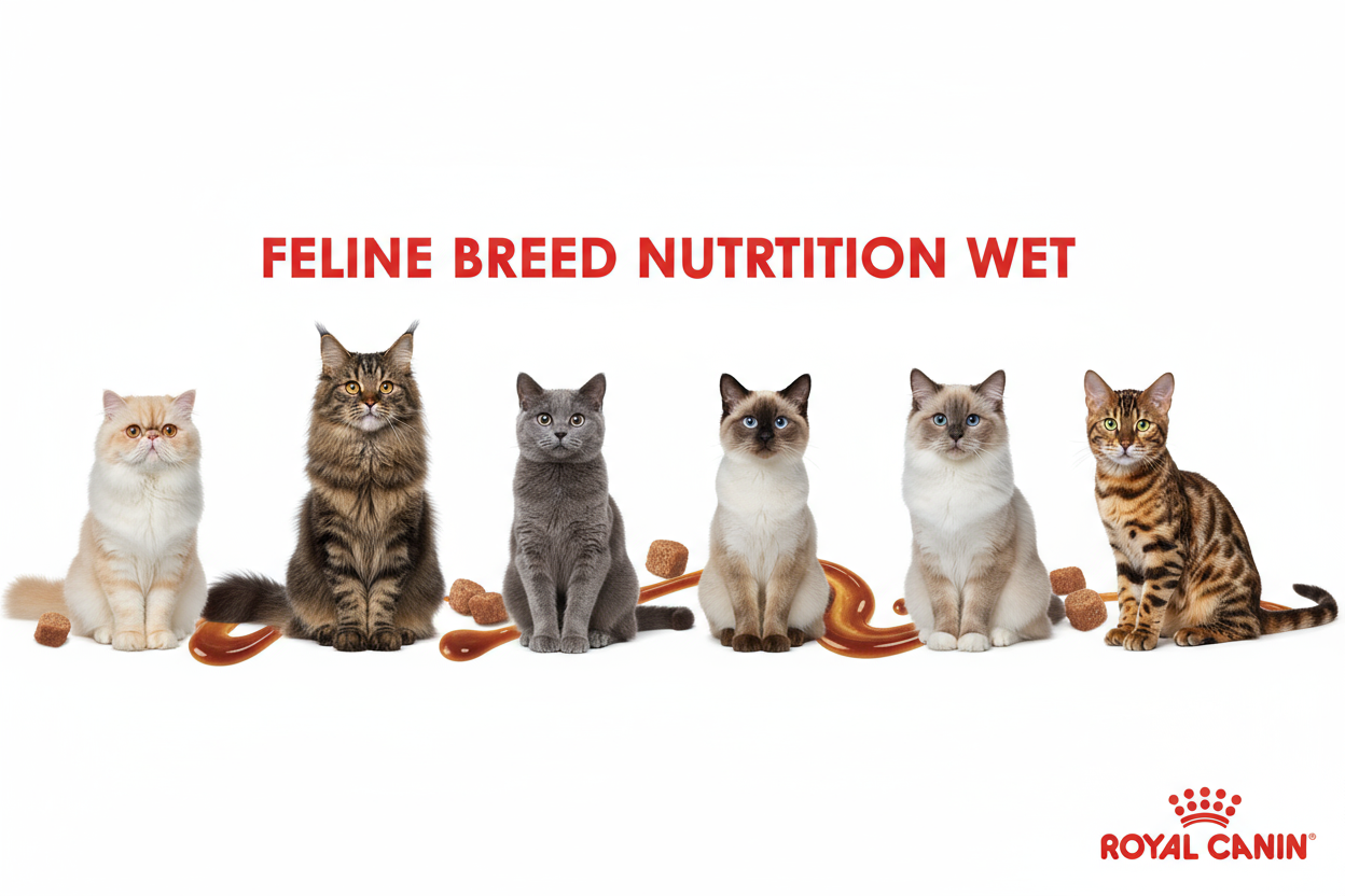 FELINE BREED NUTRITION WET - Sveika mityba pagal kačių veislės poreikius (konservai)