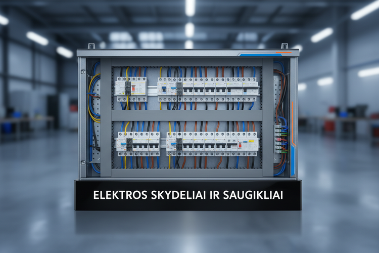 Elektros skydeliai: metaliniai, potinkiniai, apskaitos skydai, Įzeminimai. Kokybiški produktai elektros instaliacijai. Pristatymas Lietuvoje.