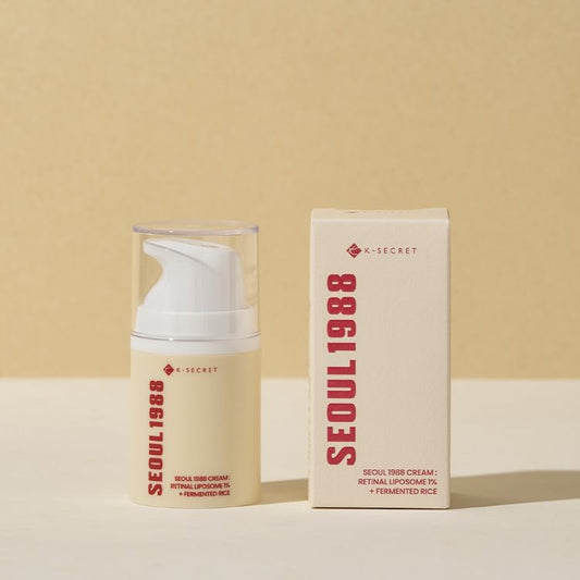 KSECRET SEOUL 1988 Cream : Retinal Liposome 1% + Fermented Rice - Drėkinamasis Veido Kremas | 50ml