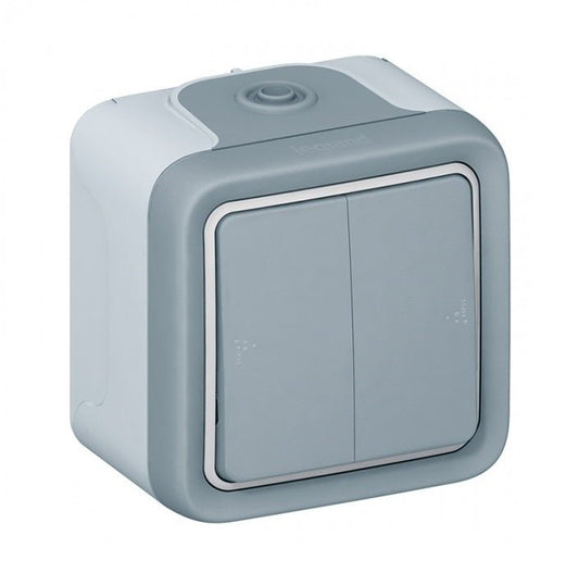 069715 Legrand PLEXO Switch 2 gang 10A IP55