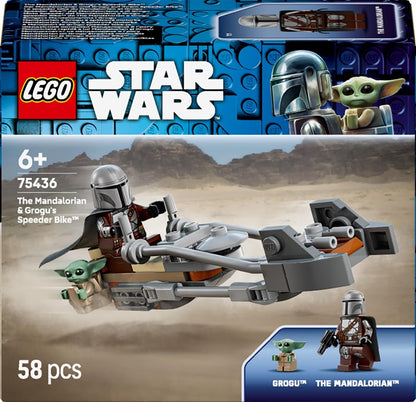 Konstruktorius LEGO® Star Wars™ greitaeigis motociklas,58vnt