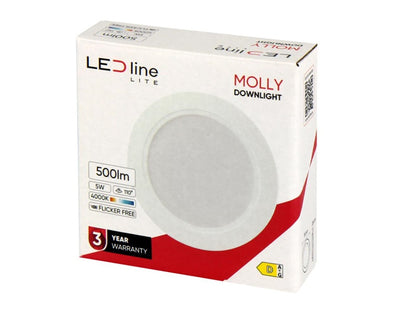 Įmontuojamas šviestuvas LED Line MOLLY, 5W, 4000°K, LED