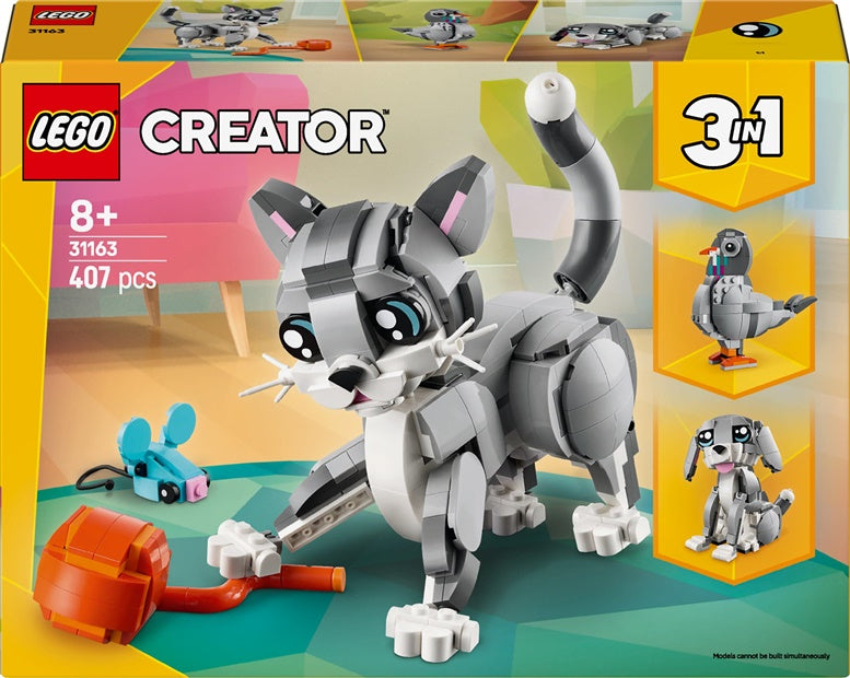 Zestaw LEGO® Creator Figlarny kot 31163, 407 elementów