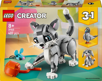 Zestaw LEGO® Creator Figlarny kot 31163, 407 elementów