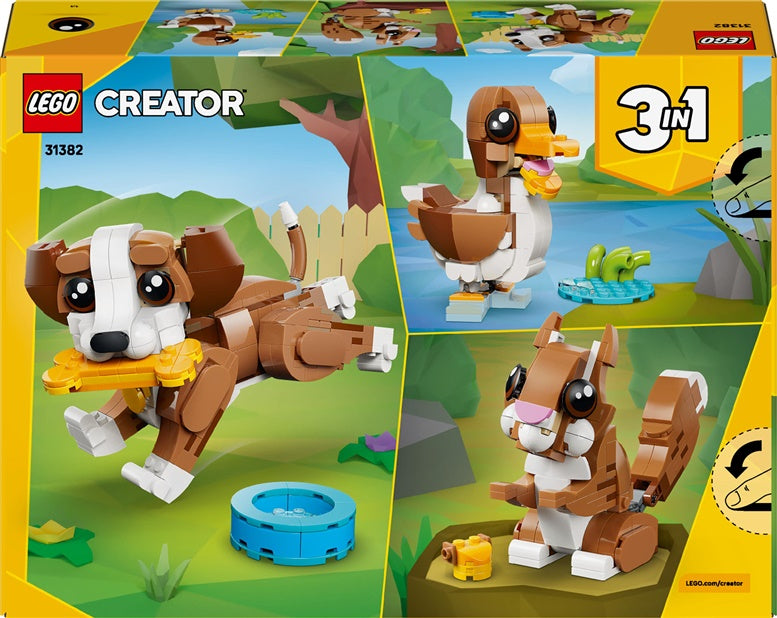 Klocki konstrukcyjne LEGO® Creator 3w1 szczeniaczek 31382, 336 szt.