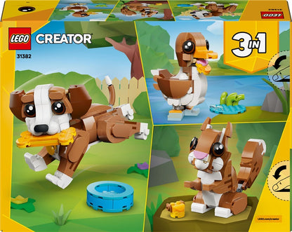 Klocki konstrukcyjne LEGO® Creator 3w1 szczeniaczek 31382, 336 szt.