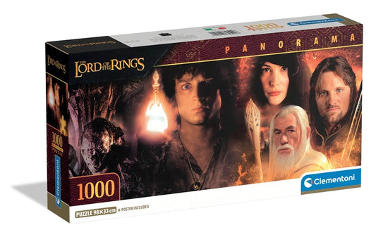 Dėlionė Clementoni Panorama Lord of Rings 39502, 1000 vnt.