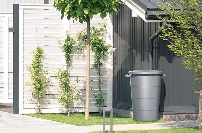 Lauko šiukšliadėžė Prosperplast IDSM80U-S411, juoda, 80 l