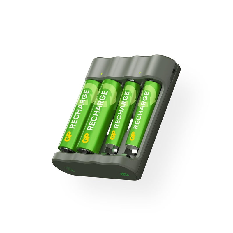 Ładowarka USB GP RECHARGE+2xAA+2xAAA akumulatorki