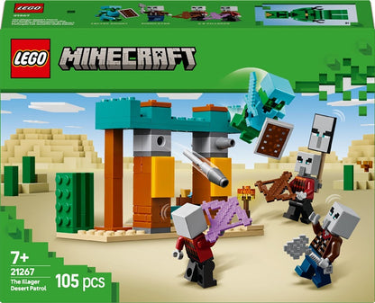 LEGO® Minecraft The Illager Desert Patrol 21267, 105 vnt.