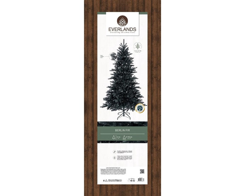 Sztuczna choinka Christmas Touch Black 210 cm