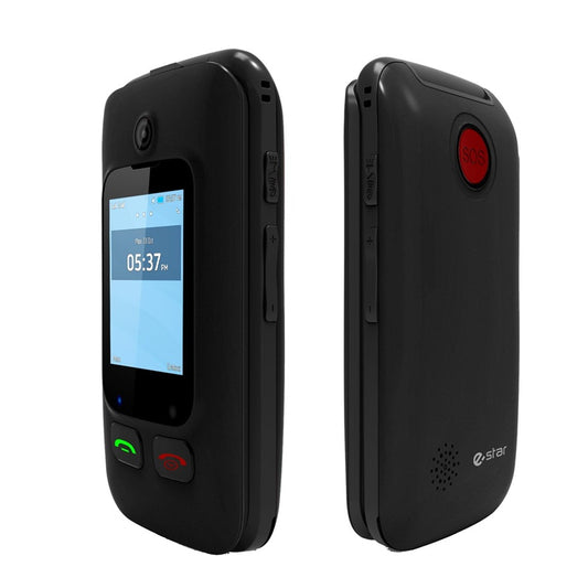 Digni Flip mobile phone, black