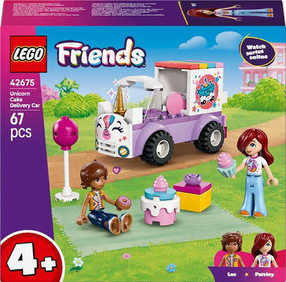 Konstruktor LEGO® Friends ciężarówka z tortami 42675, 67 szt.