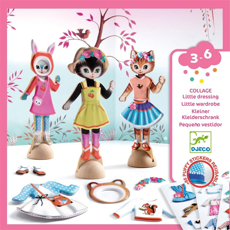 Kūrybos rinkinys Djeco Little wardrobe DJ09859