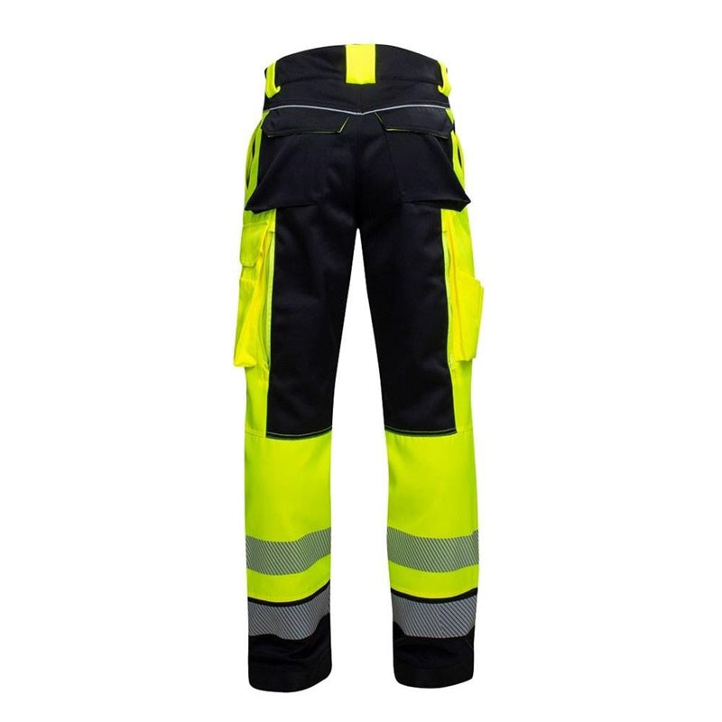 Spodnie robocze Ardon Hi-viz Signal, czarno-żółte, 56