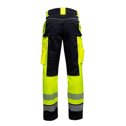 Spodnie robocze Ardon Hi-viz Signal, czarno-żółte, 56