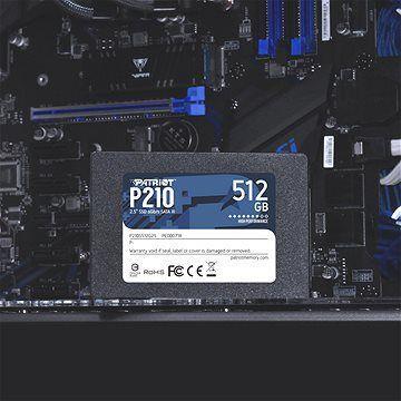 Kietasis diskas (SSD) Patriot Memory P210, 2.5", 512 GB