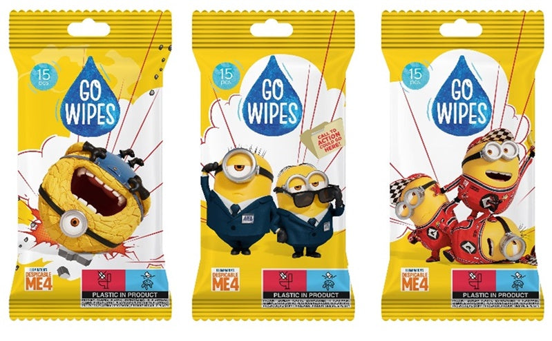 SERVET DRĖG GOWIPES ANTIBAK MINIONS 15VN