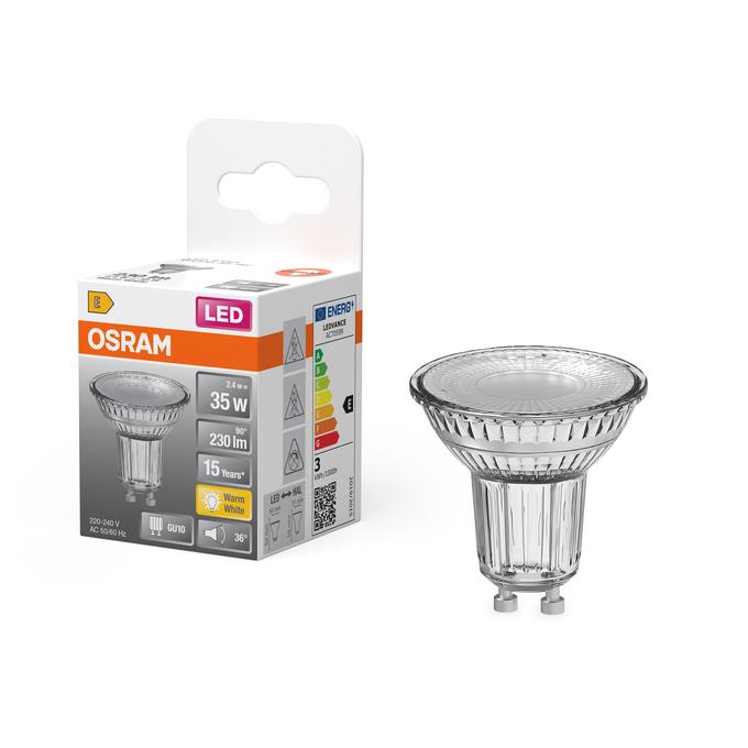 LEMP LED PAR16 2.4W GU10 2700K 230LM