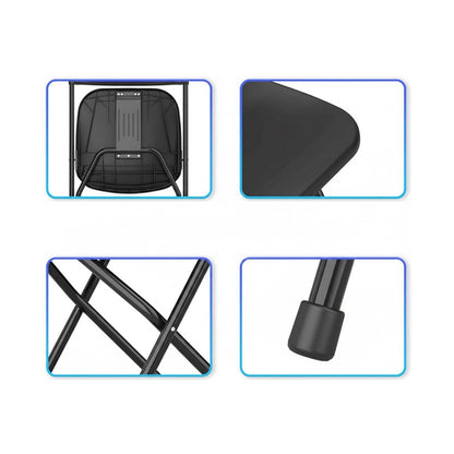 FOLDING CHAIR 43.5X43X79 BLACK