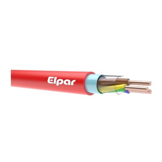 Kabelis Elpar FE180 PH90/E30-E90, 500 V, 500 m, 4 x 2.5 mm²