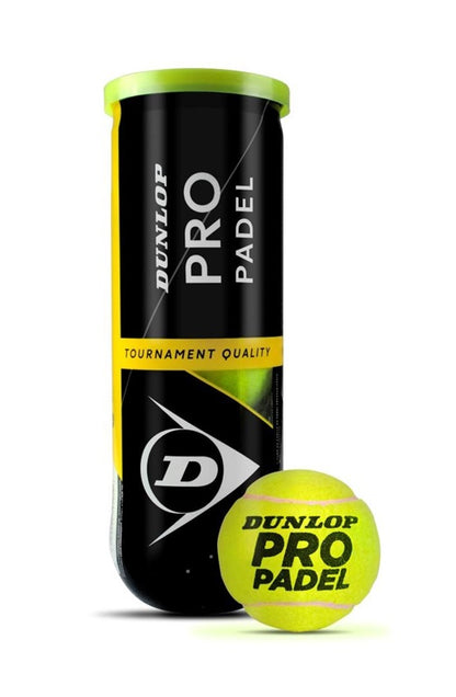 Piłki do padla Dunlop PRO Padel, 3 szt.