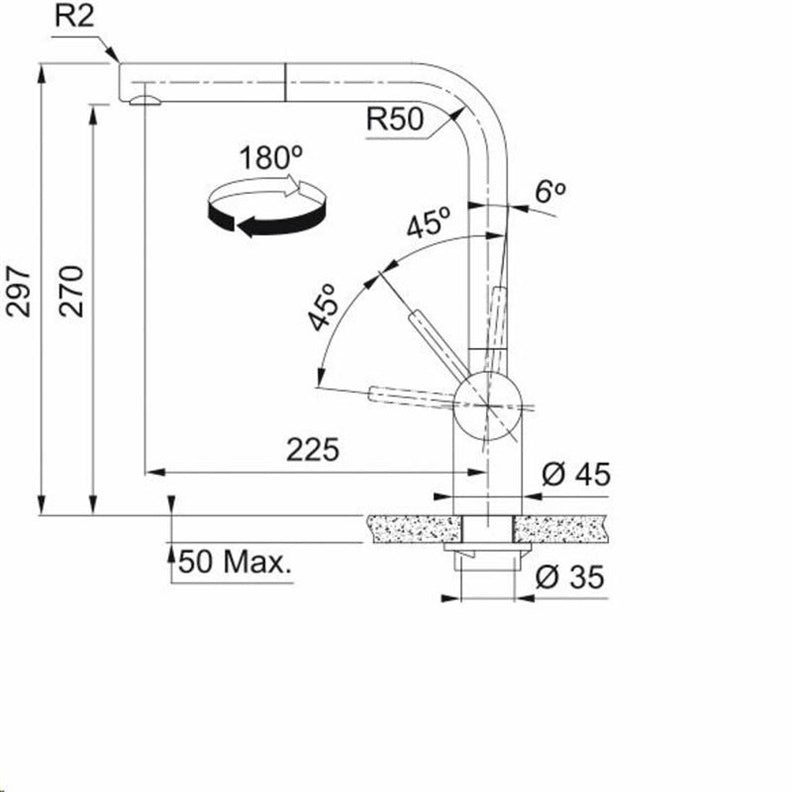 Bateria kuchenna Franke Atlas Neo 115.0681.242, złota