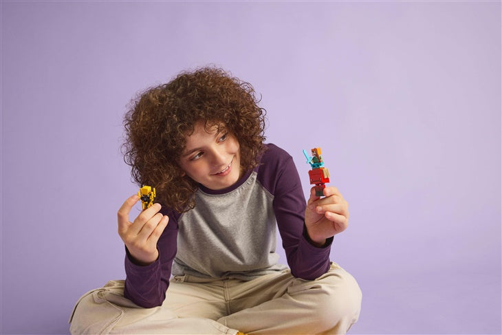 LEGO® Minecraft Bitwa w lawie Netheru 21266, 99 elementów