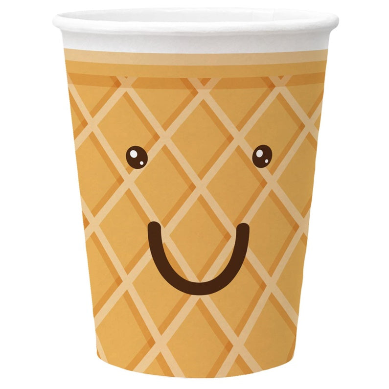 Vienkartiniai puodeliai PAW Ice Cream, 250 ml, 8 vnt.